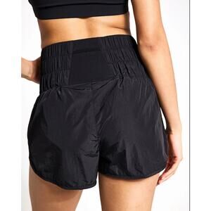 Free People FP Movement The Way Home Shorts Black Small